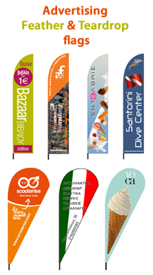 advertising beach flags