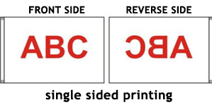 Single-sided printing sample image